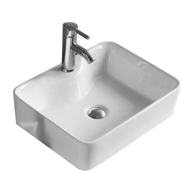 EVA COUNTERTOP BASIN 490x370mm WHITE - OkBaths