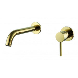 ALMA WALL MOUNTED BASIN TAP GOLD - OkBaths