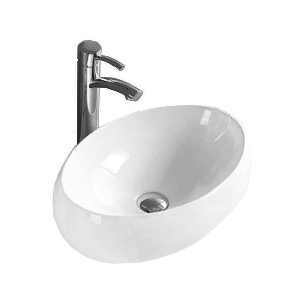 SILVIA COUNTERTOP BASIN 600x400mm WHITE