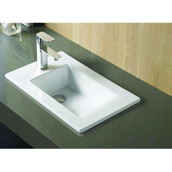 ALIR RECESSED BASIN 500x340mm WHITE - OkBaths