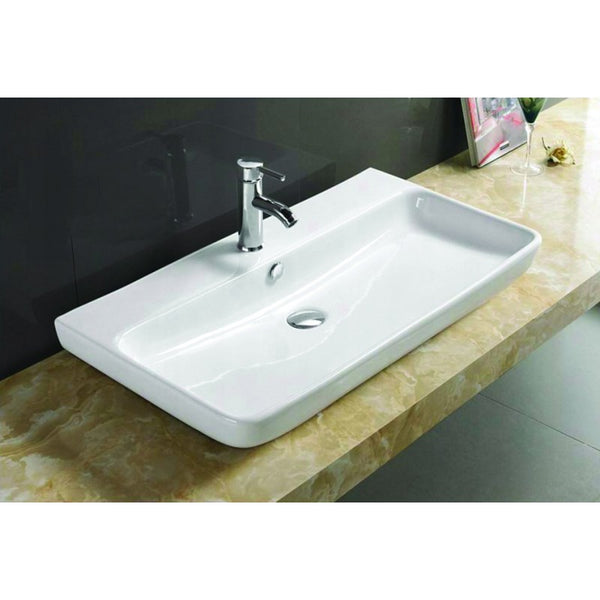 MEXEN LILI COUNTERTOP BASIN 810x470mm WHITE