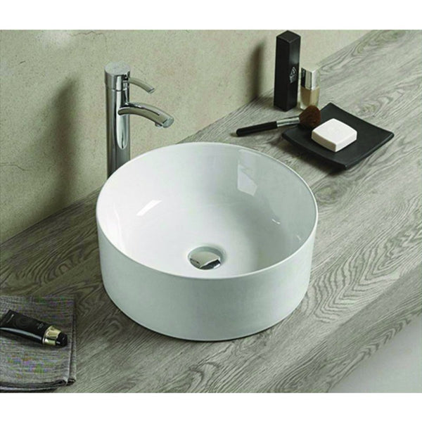 TINA COUNTERTOP BASIN 410x410mm WHITE