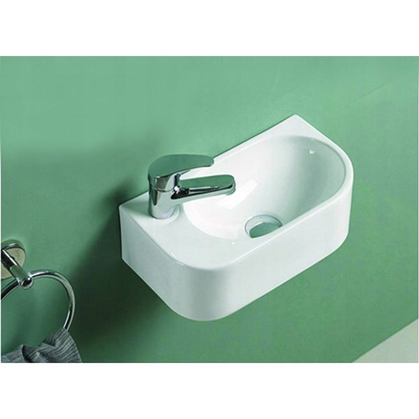 VIERA COUNTERTOP BASIN 400x210mm WHITE