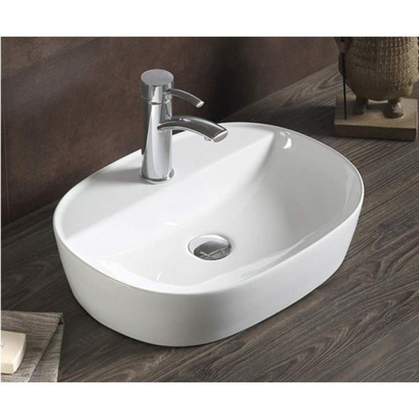 ERIS COUNTERTOP BASIN 500x380mm WHITE - OkBaths