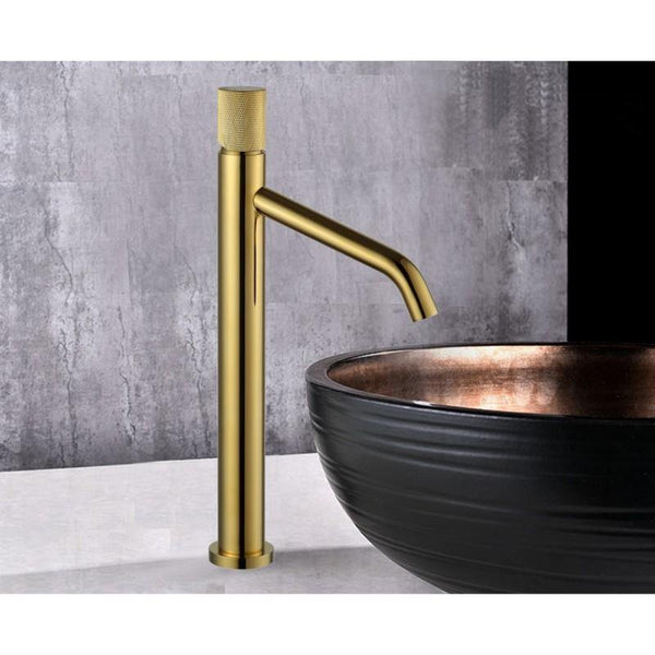 RUMBA ONE BASIN TAP GOLD TALL +5 MORE COLOURS - OkBaths