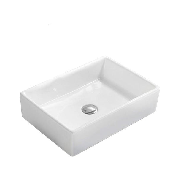 DINA COUNTERTOP BASIN 470x330mm WHITE - OkBaths