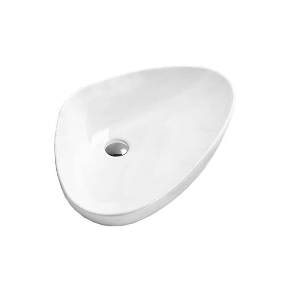 BELLA COUNTERTOP BASIN 590x395mm WHITE - OkBaths