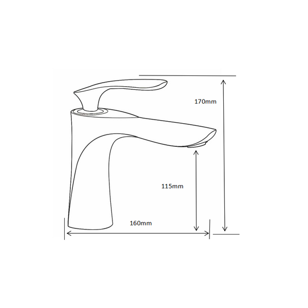 LILY BASIN TAP STANDARD MANY COLOURS - OkBaths