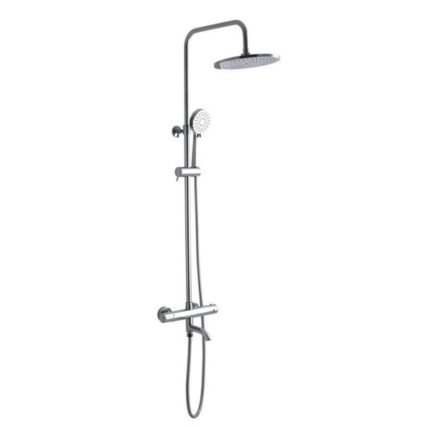 AXEL BATH-SHOWER SET WITH ROUND RAIN SHOWER-230mmn THERMOSTATIC - OkBaths