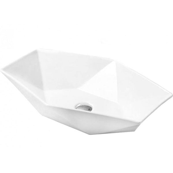 ELENA COUNTERTOP BASIN 635x410mm WHITE - OkBaths