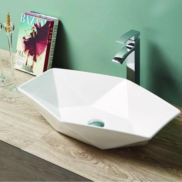 ELENA COUNTERTOP BASIN 635x410mm WHITE - OkBaths