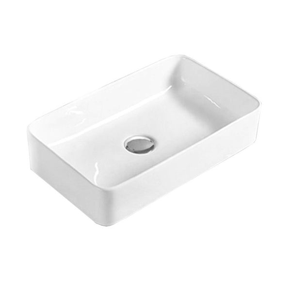 NADIA COUNTERTOP BASIN 360x230mm WHITE