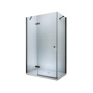 ROMA SHOWER ENCLOSURE WITH HINGED DOOR TRANSPARENT,6mm GLASS THICKNESS - OkBaths