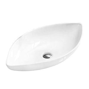 IVONE COUNTERTOP BASIN 700x370mm WHITE - OkBaths