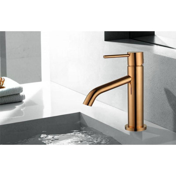 RUMBA BASIN TAP ROSE GOLD - OkBaths