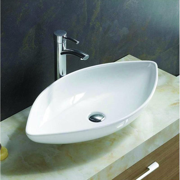 IVONE COUNTERTOP BASIN 700x370mm WHITE - OkBaths