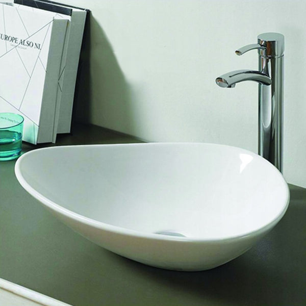 MEXEN LORENA COUNTERTOP BASIN 530x410mm WHITE