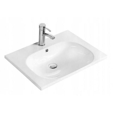 ERIKA RECESSED BASIN 600x460mm WHITE - OkBaths