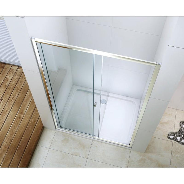 APIA DOOR SHOWER TRANSPARENT GLASS THICKNESS 5mm - OkBaths