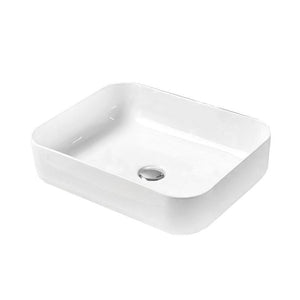 CARLA COUNTERTOP BASIN 500x390mm WHITE - OkBaths