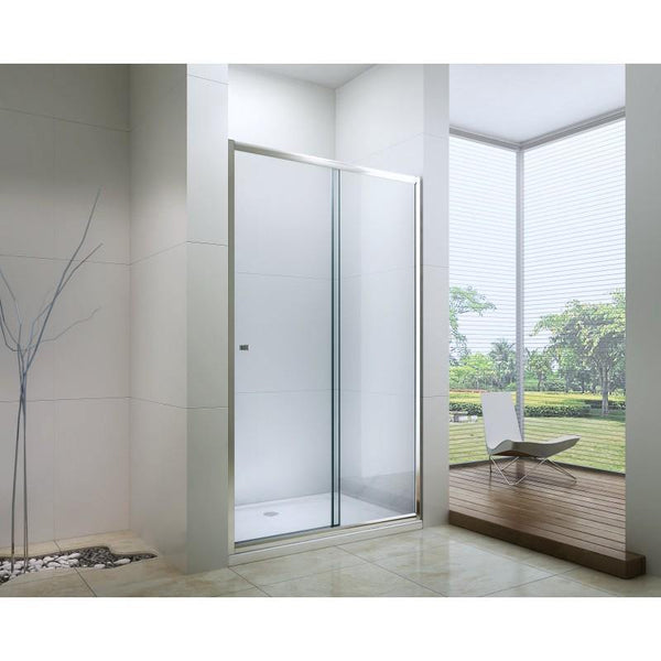 APIA DOOR SHOWER TRANSPARENT GLASS THICKNESS 5mm - OkBaths