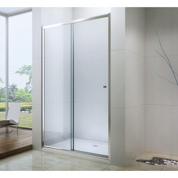 APIA DOOR SHOWER TRANSPARENT GLASS THICKNESS 5mm - OkBaths