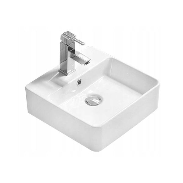 KIRA COUNTERTOP BASIN 380x380mm WHITE - OkBaths