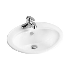 SELMA RECESSED BASIN 560x460mm WHITE