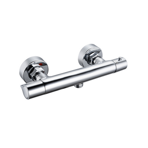 SLIM SHOWER-BATH TAP CHROME THERMOSTATIC +1 MORE COLOUR - OkBaths