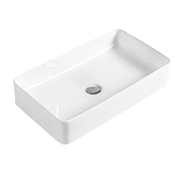 NADIA COUNTERTOP BASIN 360x230mm WHITE