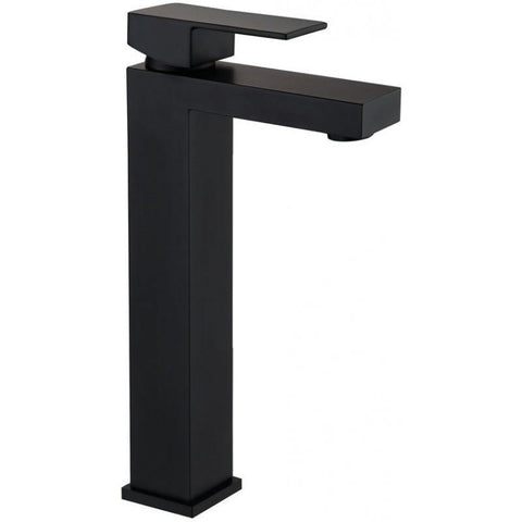 CUBE BASIN TAP BLACK TALL - OkBaths