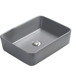 CATIA COUNTERTOP BASIN 480x370mm GREY - OkBaths