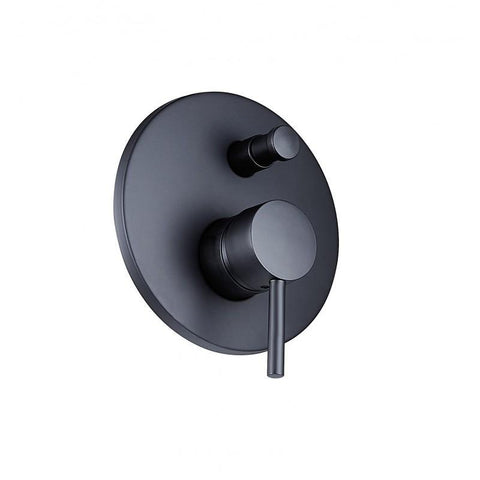 LUA SHOWER-BATH TAP BLACK CONCEALED - OkBaths