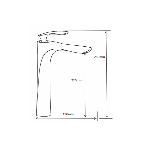 LILY BASIN TAP TALL MANY COLOURS - OkBaths