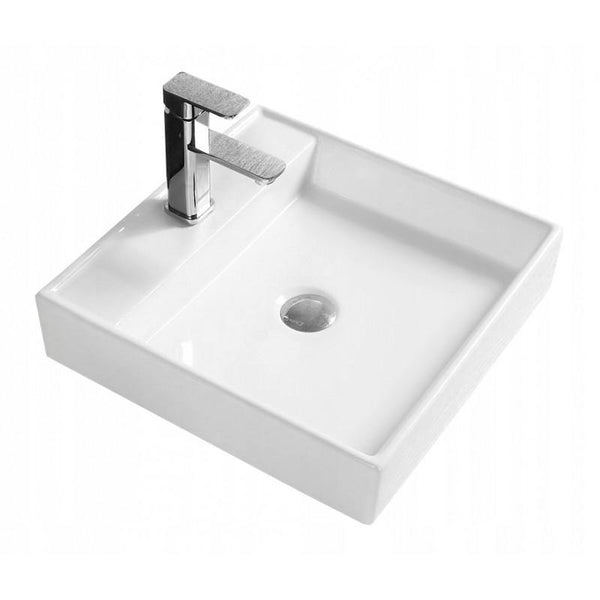 BLANCA COUNTERTOP BASIN 440x440mm WHITE - OkBaths