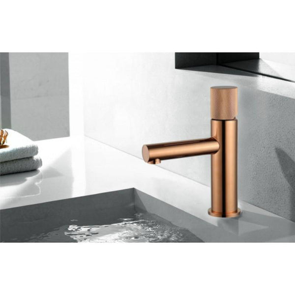 ELBA ONE BASIN TAP ROSE GOLD STANDARD + 5 MORE COLOURS - OkBaths