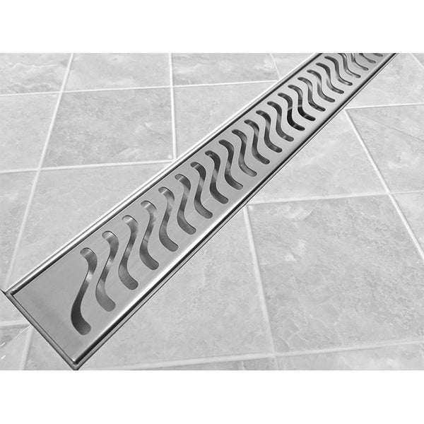 LINEAR FLOOR DRAIN-M09 CHROME COLOUR - OkBaths