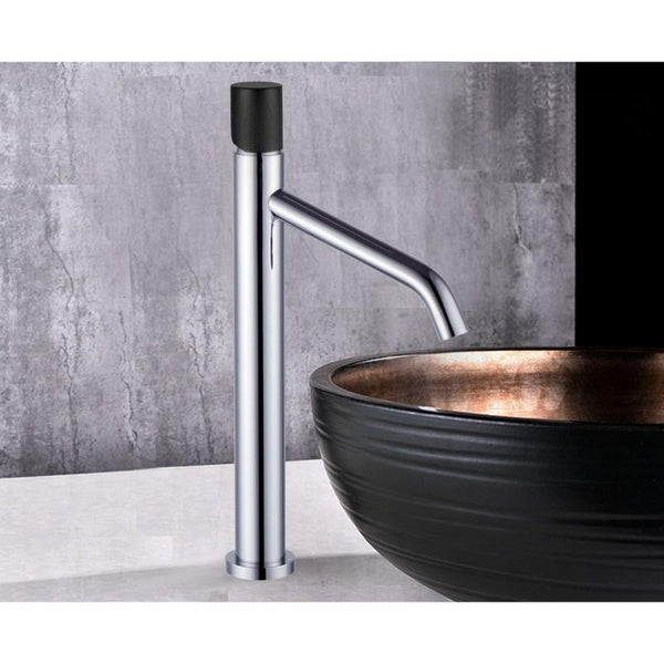 RUMBA ONE BASIN TAP CHROME-BLACK TALL +5 MORE COLOURS - OkBaths