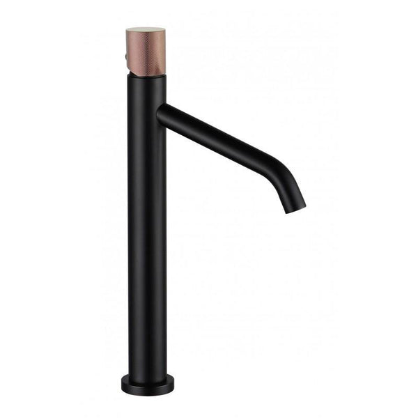 RUMBA ONE BASIN TAP CHROME-BLACK TALL +5 MORE COLOURS - OkBaths