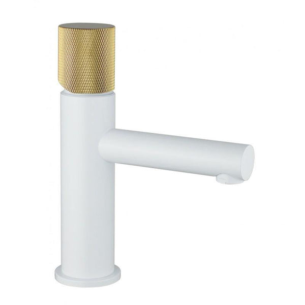 ELBA ONE BASIN TAP WHITE-GOLD STANDARD + 5 MORE COLOURS - OkBaths