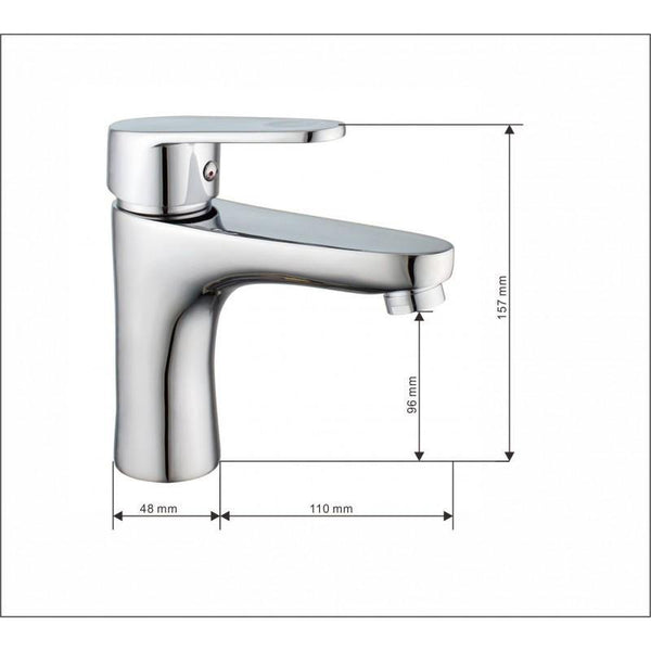 KAMA BASIN TAP CHROME - OkBaths