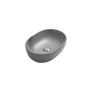 VIKI COUNTERTOP BASIN 480x350mm GREY MAT