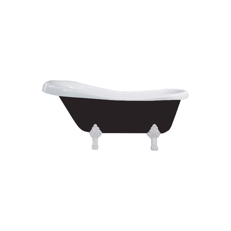 MEXEN RETRO FREESTANDING BATH 1500x730mm WHITE LEGS