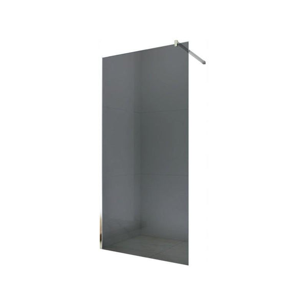 SHOWER SCREEN WALK IN GREY MANY SIZES AVAILABLE - OkBaths