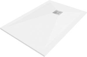 MEXEN STONE+ RECTANGULAR COMPOSITE SHOWER TRAY-WHITE