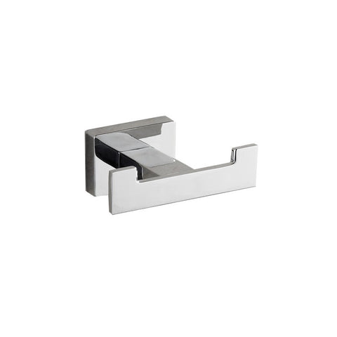 MEXEN ARNO DOUBLE TOWEL HOOK CHROME + BLACK COLOUR