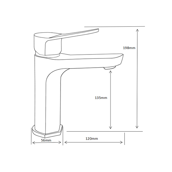 MEXEN LERNA BASIN TAP GOLD STANDARD + 4 MORE COLOURS