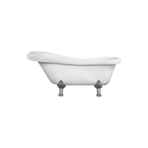 MEXEN RETRO FREESTANDING BATH 1700x750mm CHROME LEGS