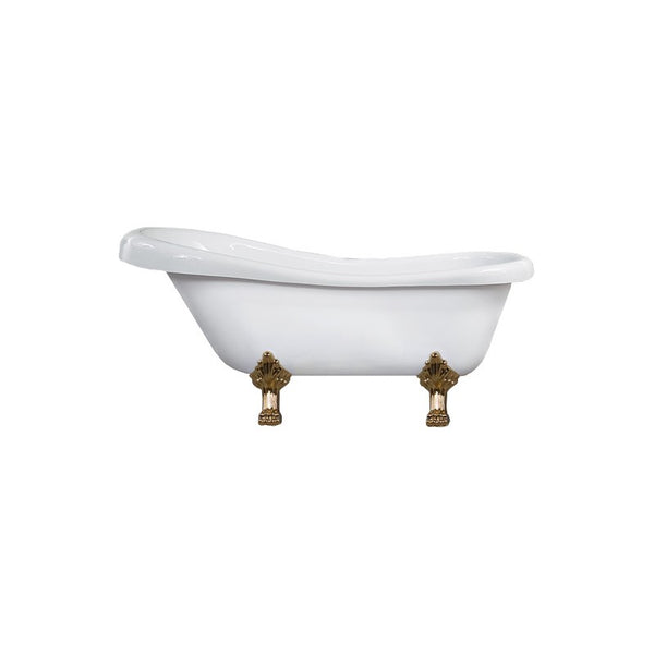 MEXEN RETRO FREESTANDING BATH 1700x750mm GOLD LEGS