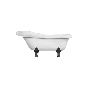 MEXEN RETRO FREESTANDING BATH 1700x750mm BLACK LEGS